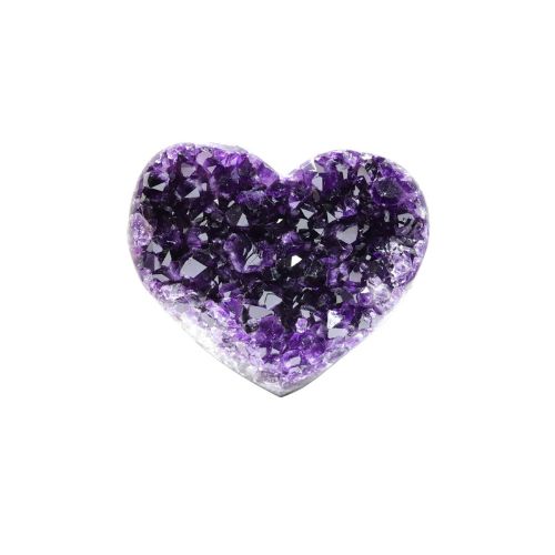Amethyst Crystal Heart